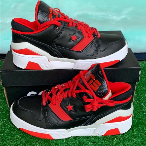 CONVERSE ERX 260 OX BLACK/UNIVERSITY RED/White WMN - Picture 2 of 16